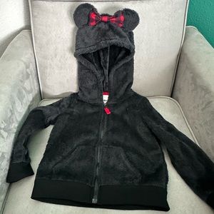 Minnie Mouse hooded soft fuzzy hoodie